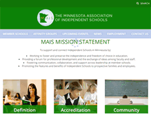 Tablet Screenshot of mn-ais.org